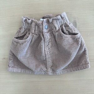 Zara Kids Corduroy Skirt - Tan
